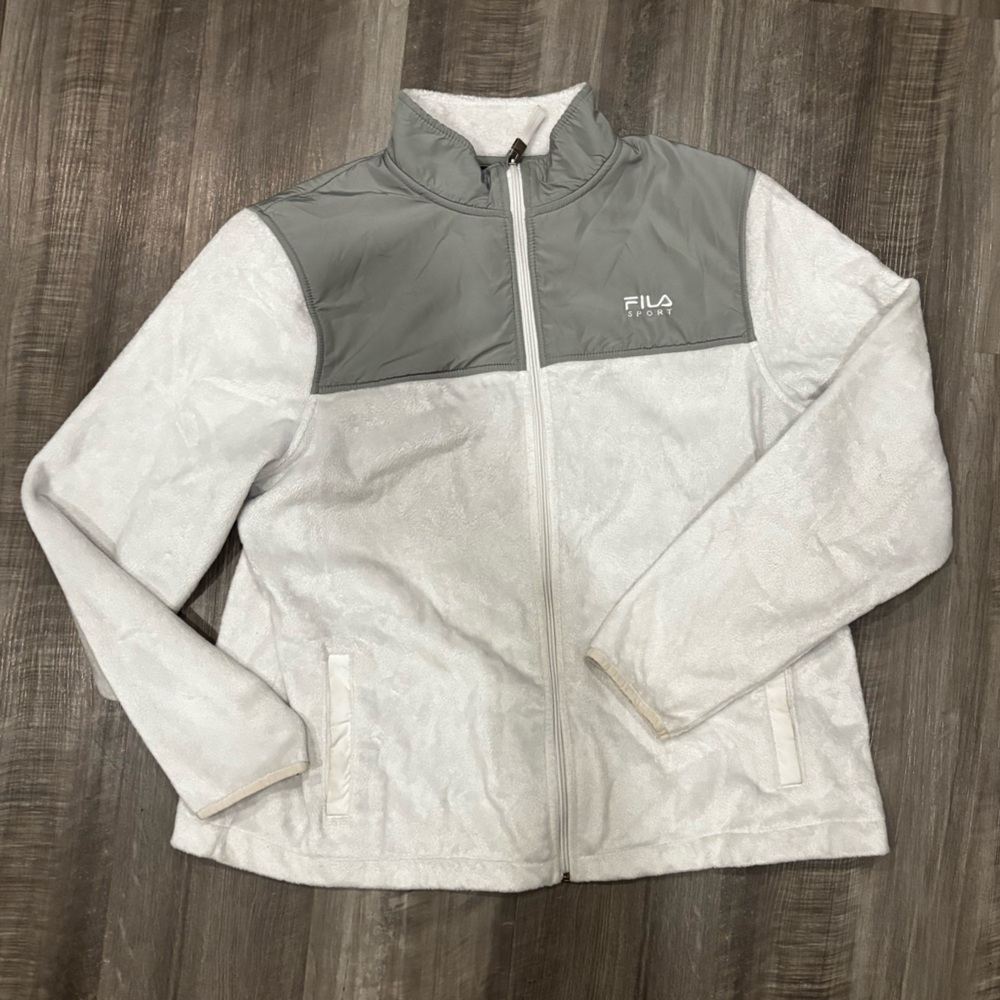 Fila Sport Gray and White Jacket
